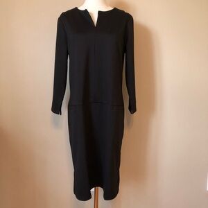Lands End Elegant Black Dress Size 10